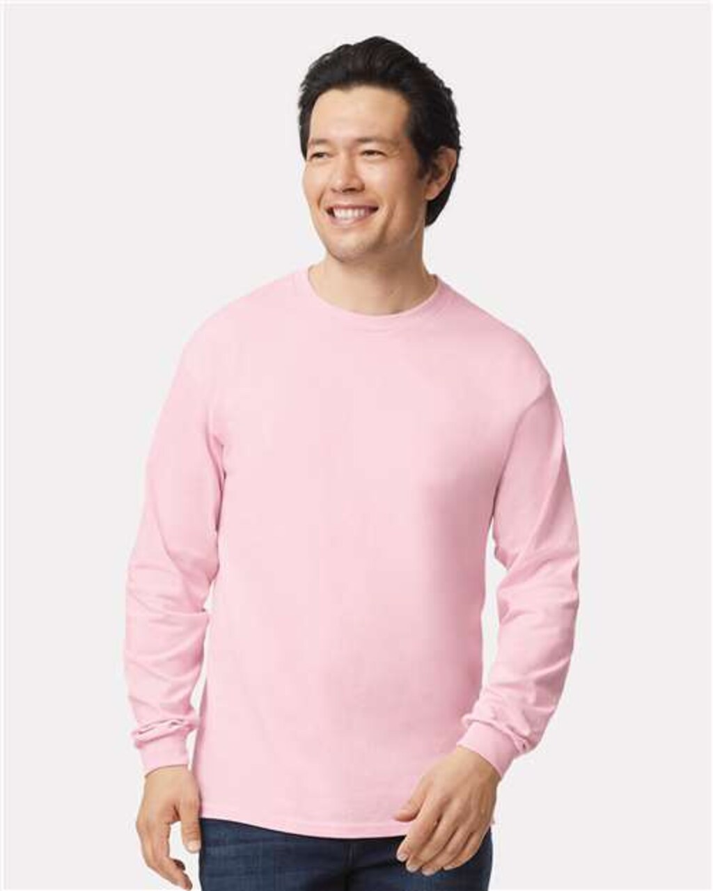 Gildan® Ultra Cotton Long Sleeve T-Shirt – Men’s Adult Heavyweight Basic Tee for Everyday Wear